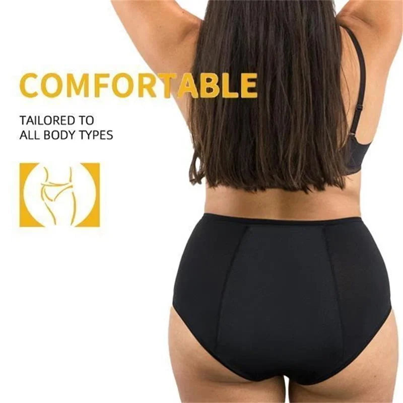 2025 High-quality physiological panties with high waist preventing side leakage - for women's protection