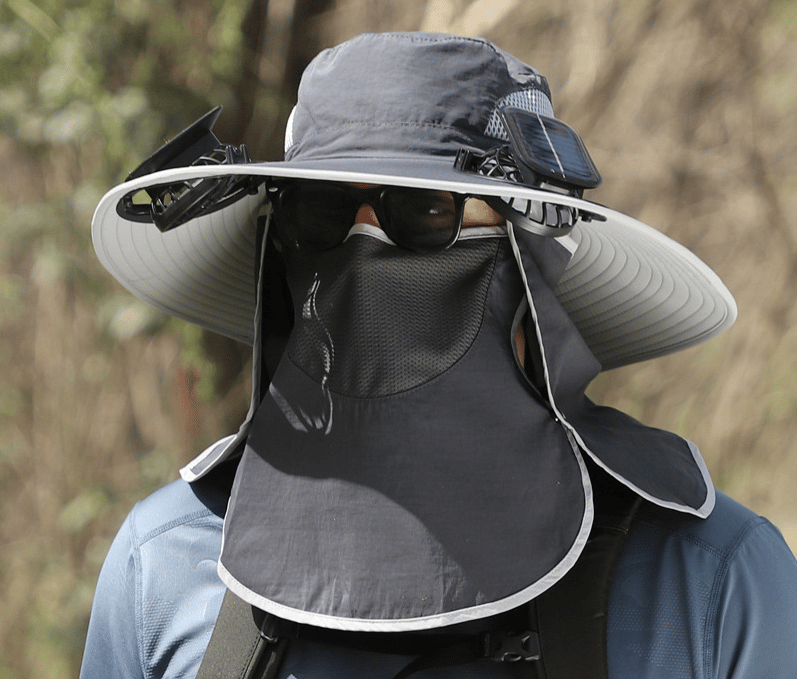 2025 New Ultralight Solar Fan Sun Hat