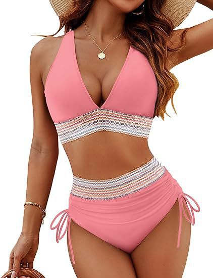 🔥Hot Sale 49% OFF💥👙Tummy Control Color Block Bikini Set