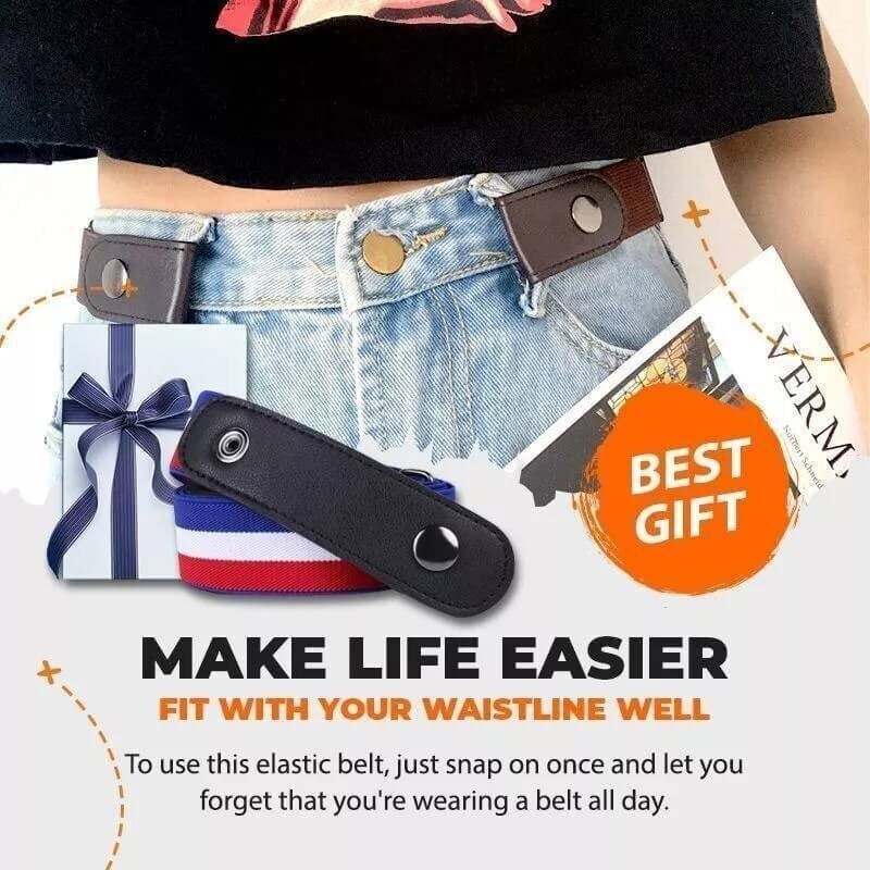 🔥Buckle-free Invisible Elastic Waist Belts