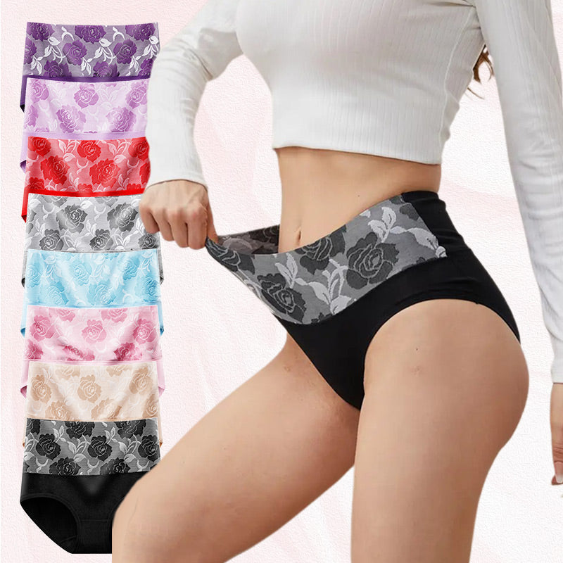 High-waisted, leak-proof underpants with tummy-slimming effect