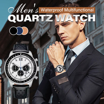 Men's Waterproof Multifunctional Quartz Watch