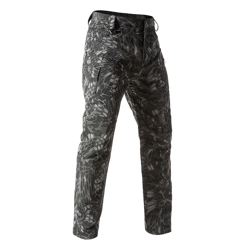 Multi-pocket durable outdoor commuter loose tactical pants