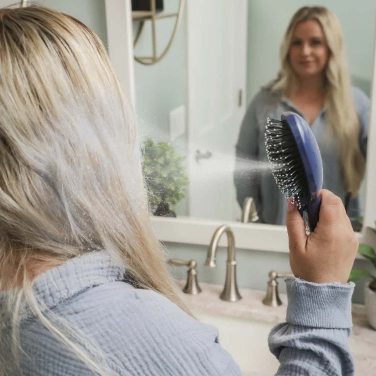 The Ultimate 2-in-1 Styling Brush & Hair Mister