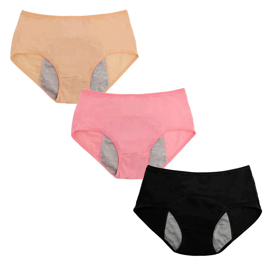 2025 High-quality physiological panties with high waist preventing side leakage - for women's protection