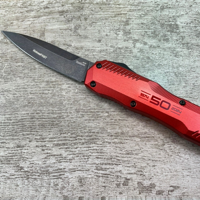 🔥 9000R Matt Diskin Livewire OTF AUTO Knife 3.3 CPM-MagnaCut Two-Tone Reverse Tanto Blade. (🎉50th Anniversary Edition🎉)