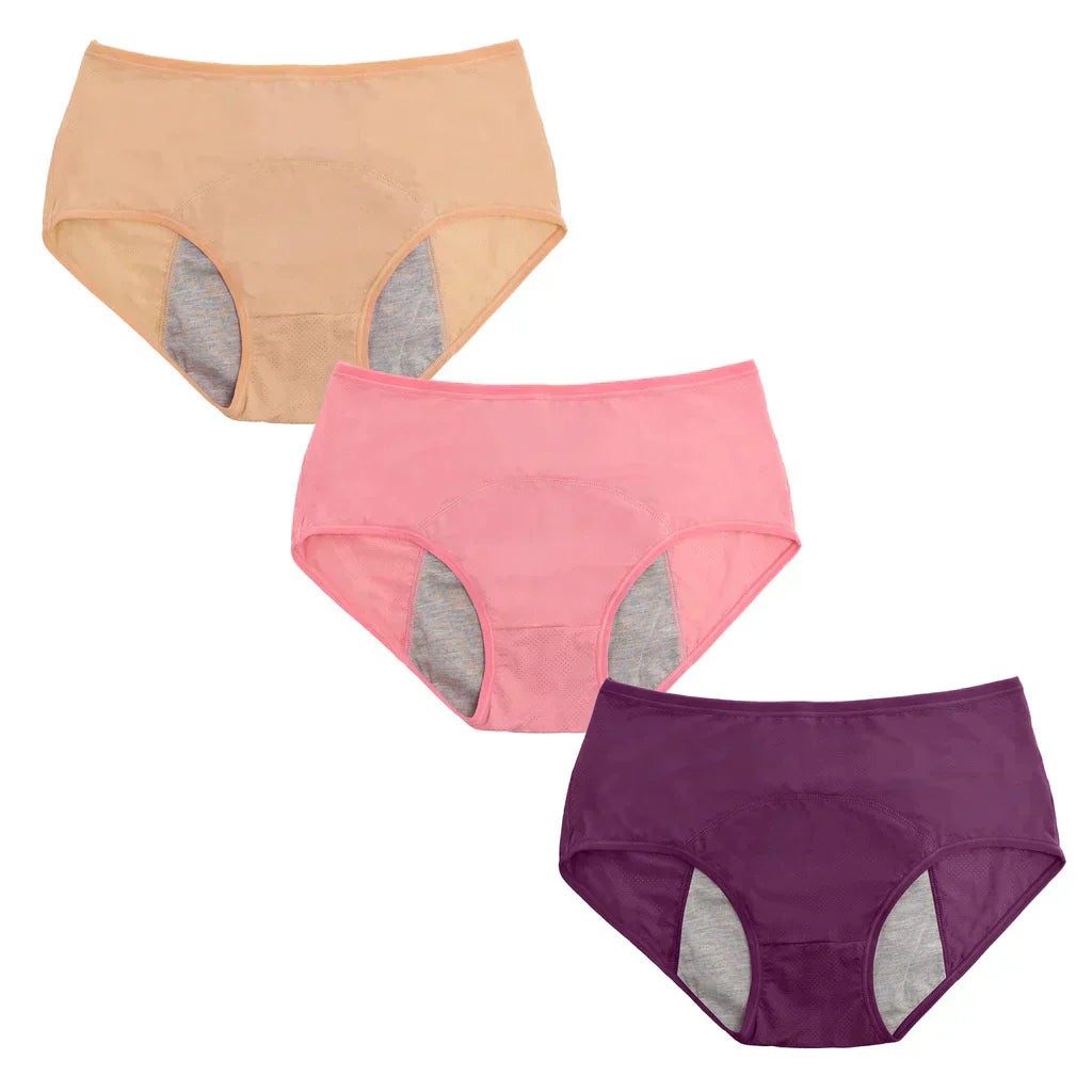 2025 High-quality physiological panties with high waist preventing side leakage - for women's protection