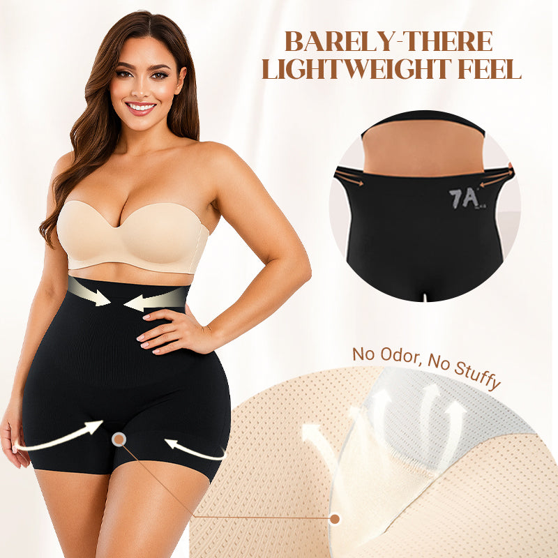 🔥Buy 1, get 1 free. Ice silk high-waisted underwear for women that shapes the tummy and lifts the buttocks.