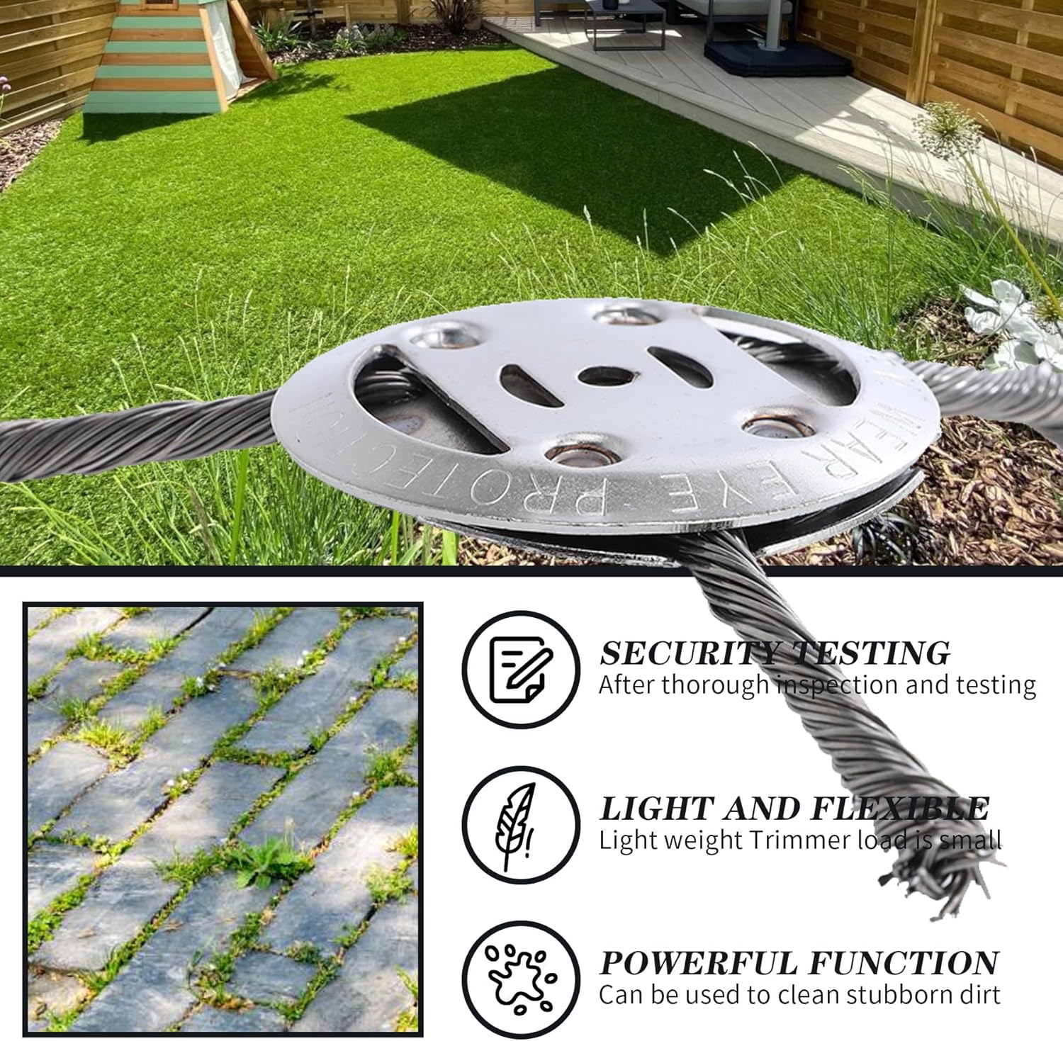 6 inch Steel Wire Brush Cutter Trimmer Head