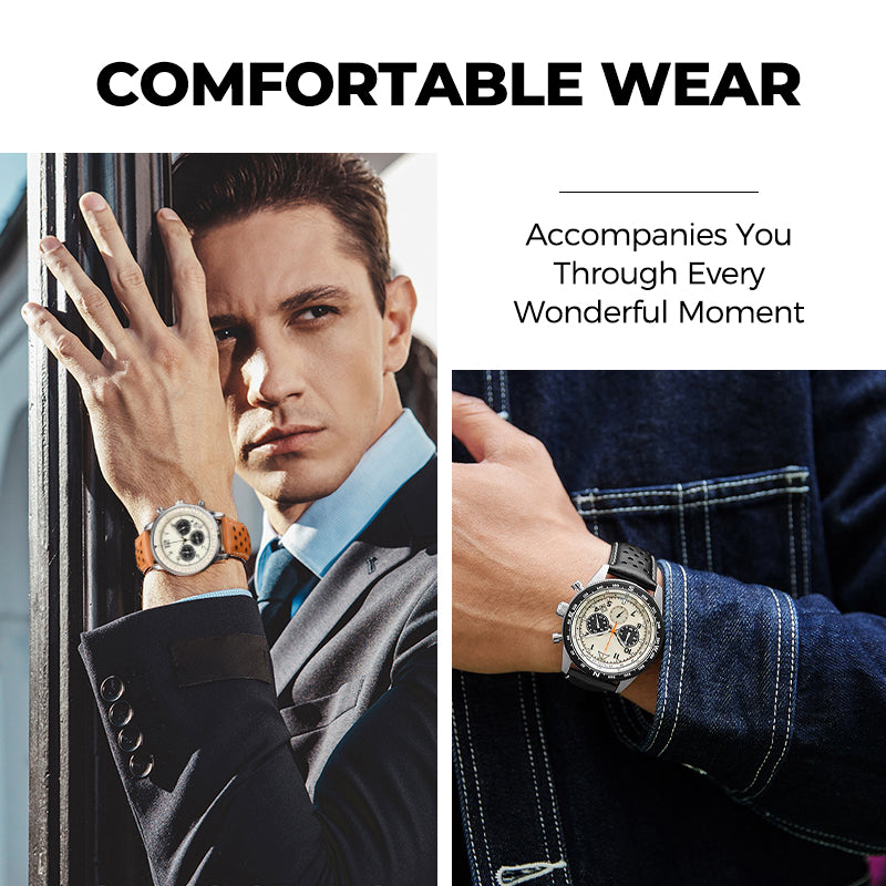 Men's Waterproof Multifunctional Quartz Watch