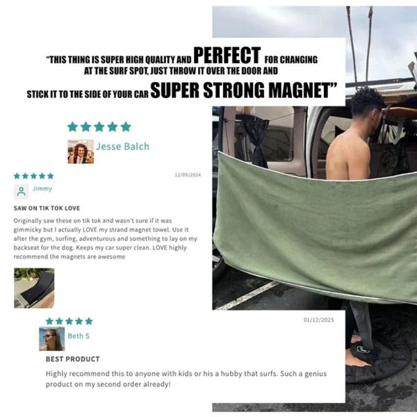 Magnet Towel - Quick-Dry Microfiber