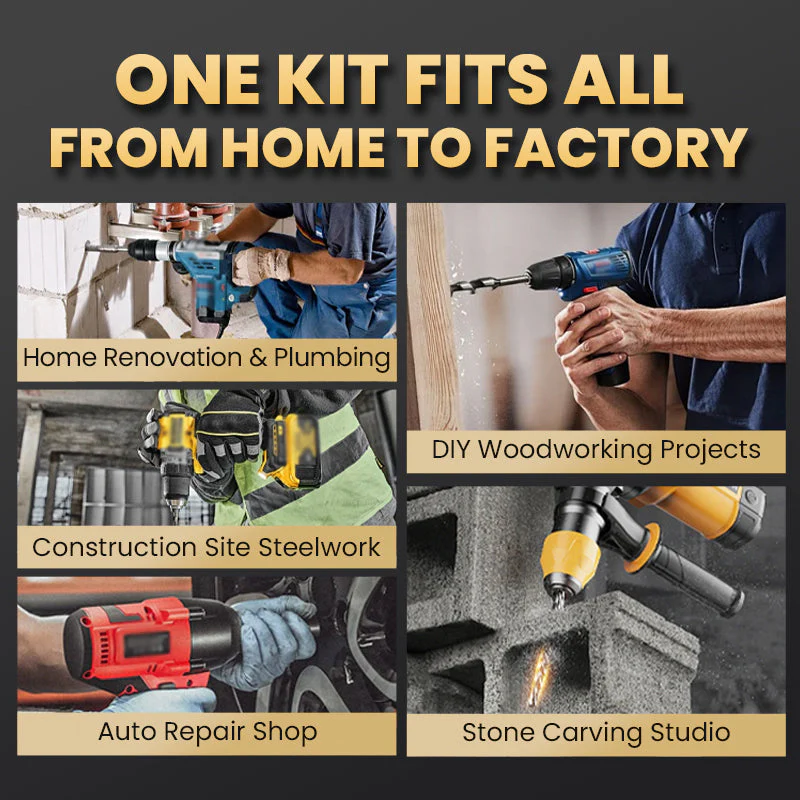 🔥Upgraded Eccentric Four-Flute Drill Bit for Ceramic. Glass. Marble. and Metal