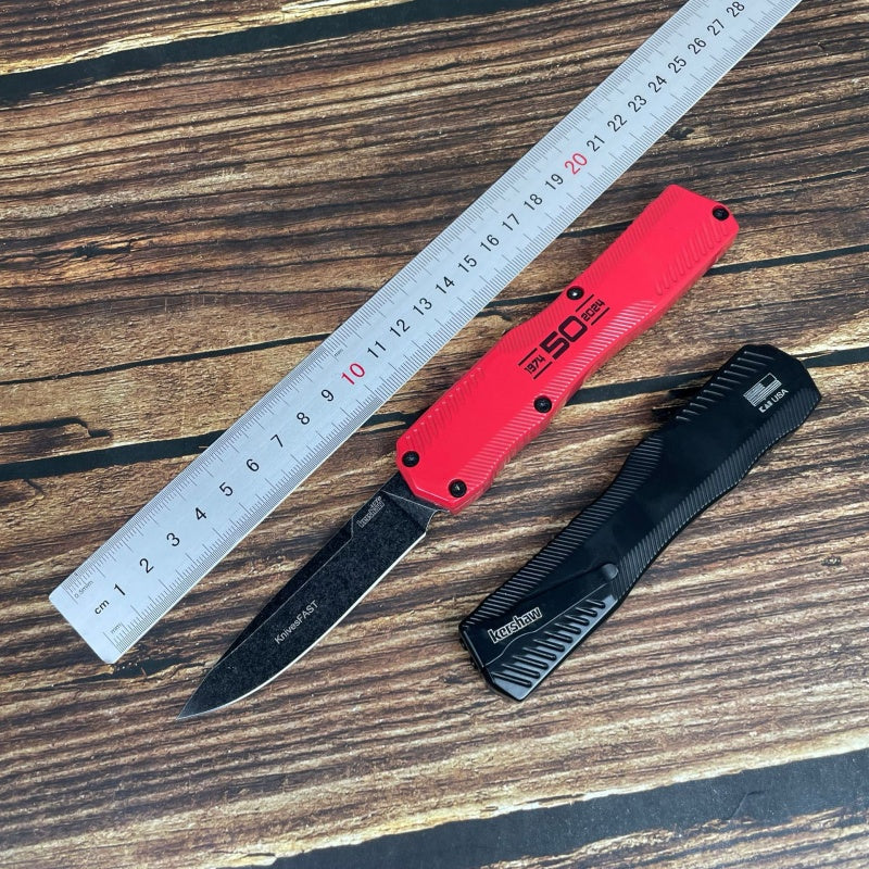🔥 9000R Matt Diskin Livewire OTF AUTO Knife 3.3 CPM-MagnaCut Two-Tone Reverse Tanto Blade. (🎉50th Anniversary Edition🎉)