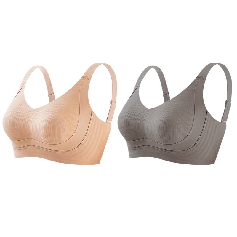 🏆Non-marking. skin-friendly push-up bra without underwire