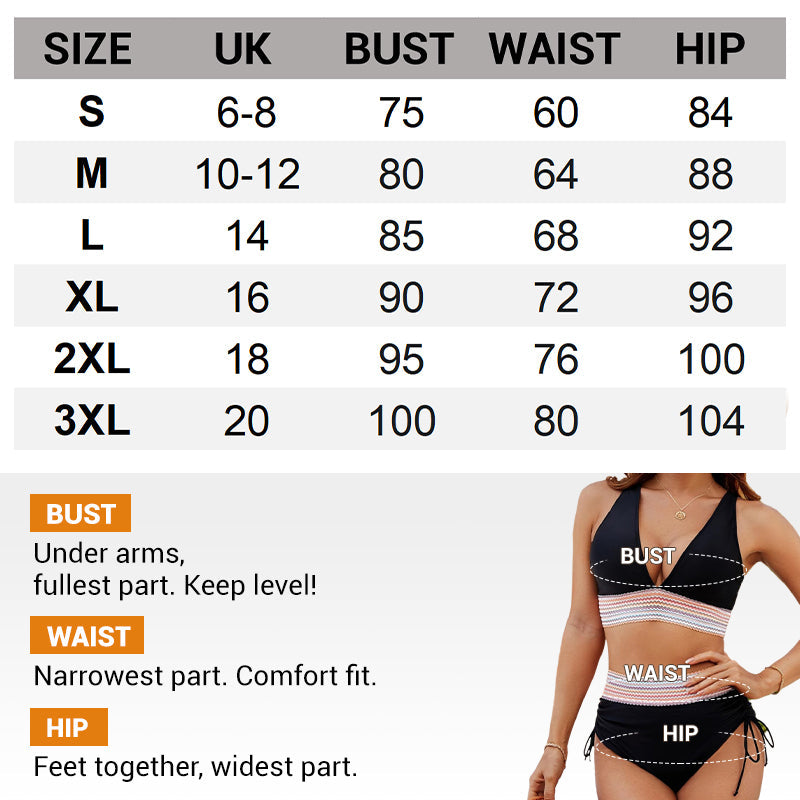 🔥Hot Sale 49% OFF💥👙Tummy Control Color Block Bikini Set