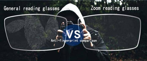 Sapphire high hardness anti-blue Dual-Use Reading Glasses