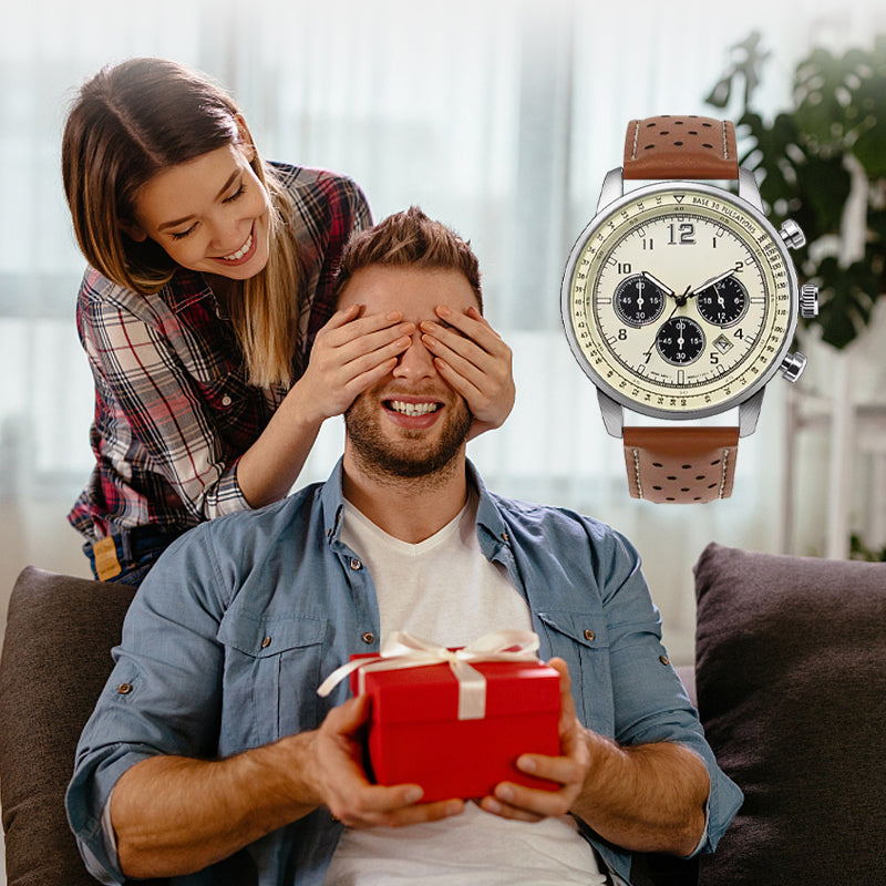 Men's Waterproof Multifunctional Quartz Watch