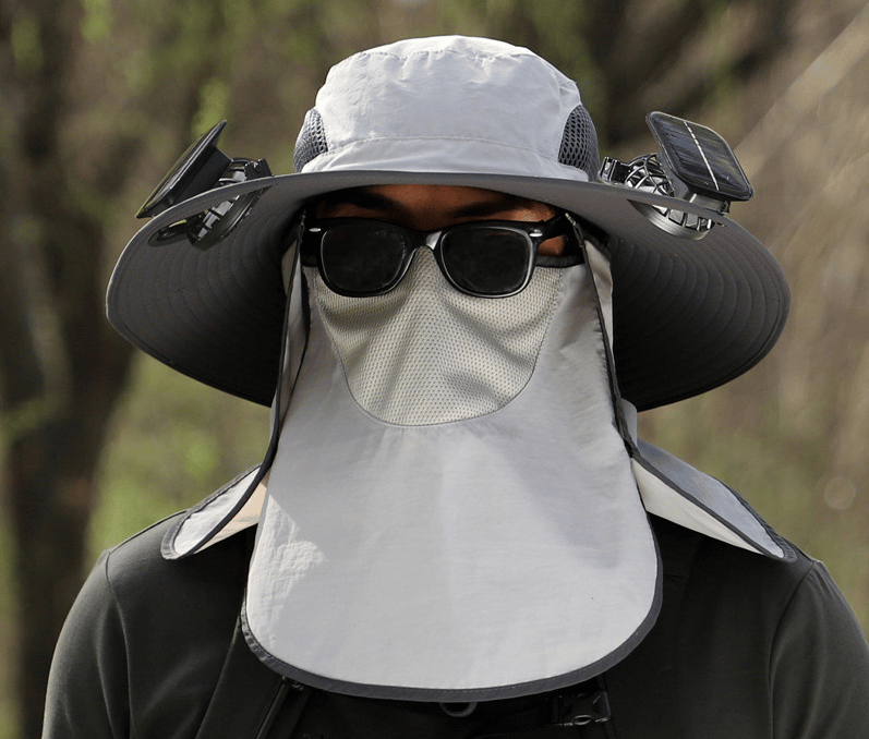 2025 New Ultralight Solar Fan Sun Hat