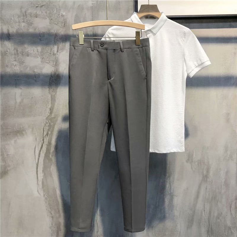 Solid Slim Fit Formal PANTS — ❄️Winter Sale 50% Off