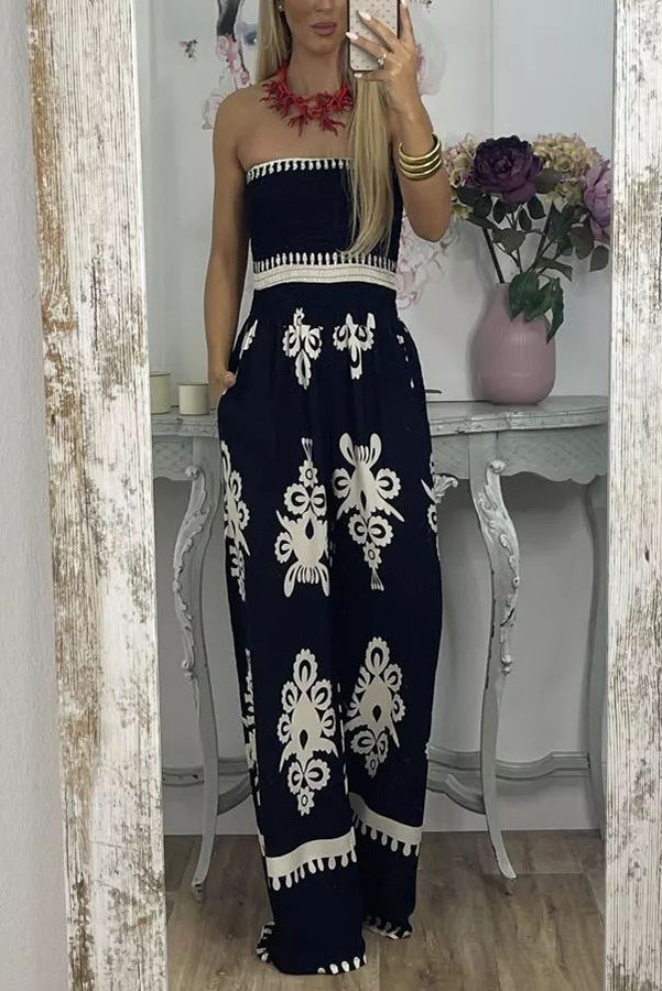 2025 Tube Top Jumpsuit with Suspenders🥰🥰 HOT SALE – 49% OFF