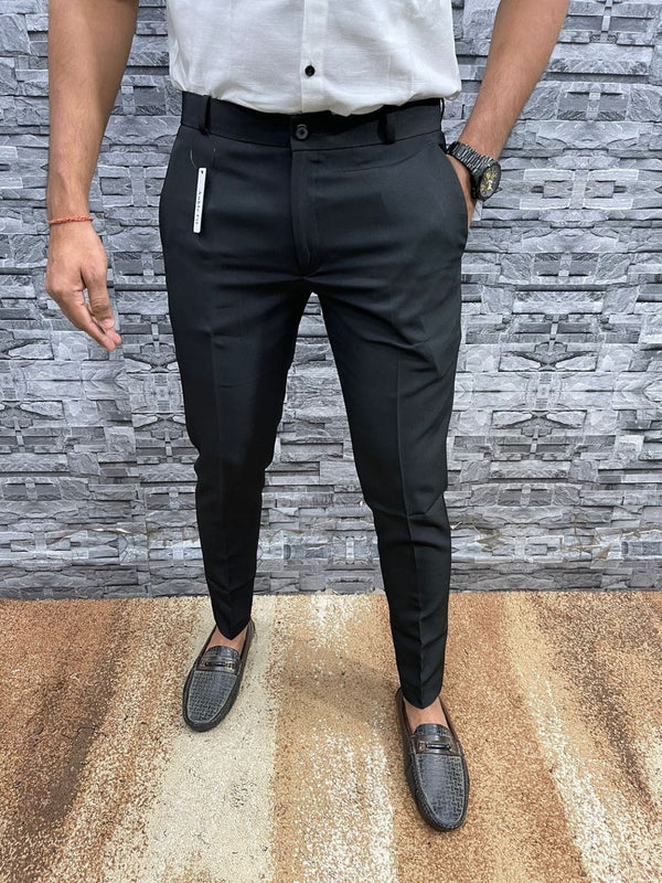 Solid Slim Fit Formal PANTS — ❄️Winter Sale 50% Off