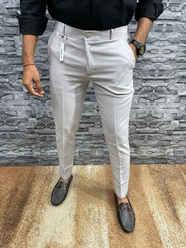 Solid Slim Fit Formal PANTS — ❄️Winter Sale 50% Off