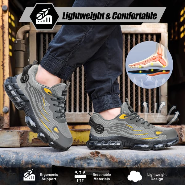 Knob Anti-Smash Anti-Slip Safety Sneakers