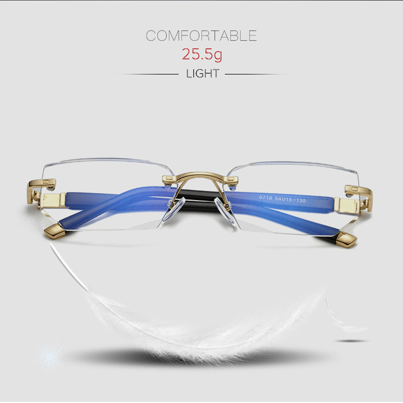 Sapphire high hardness anti-blue Dual-Use Reading Glasses
