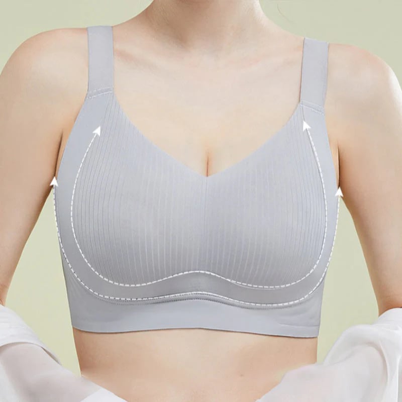 🏆Non-marking. skin-friendly push-up bra without underwire