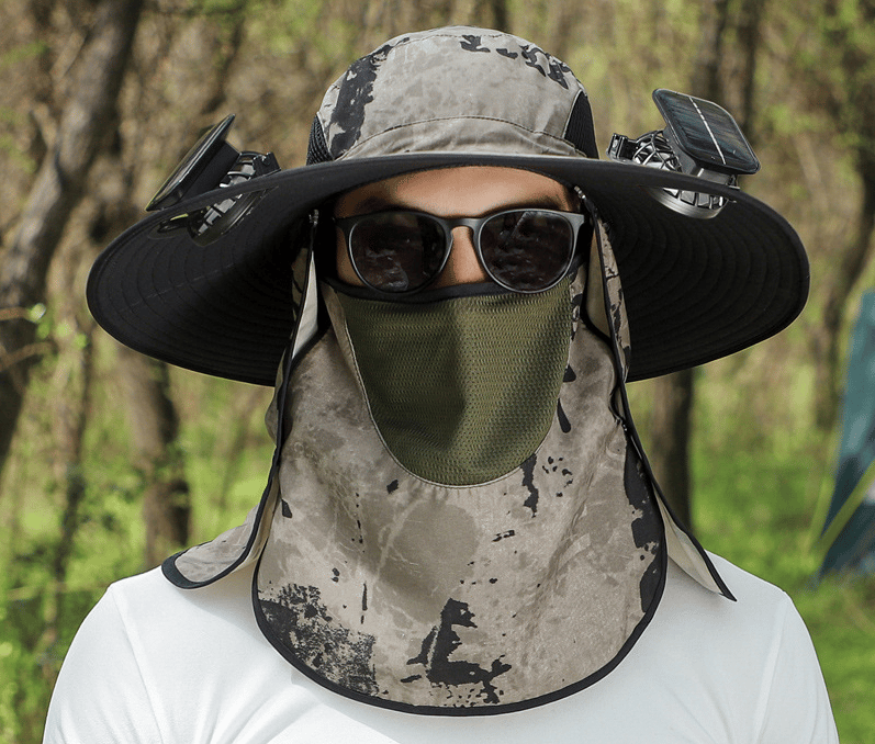 2025 New Ultralight Solar Fan Sun Hat
