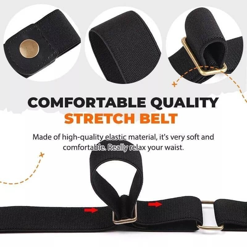 🔥Buckle-free Invisible Elastic Waist Belts