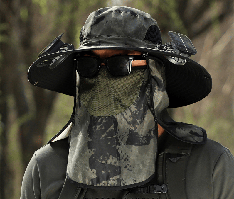2025 New Ultralight Solar Fan Sun Hat