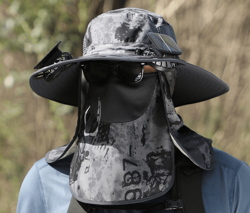 2025 New Ultralight Solar Fan Sun Hat