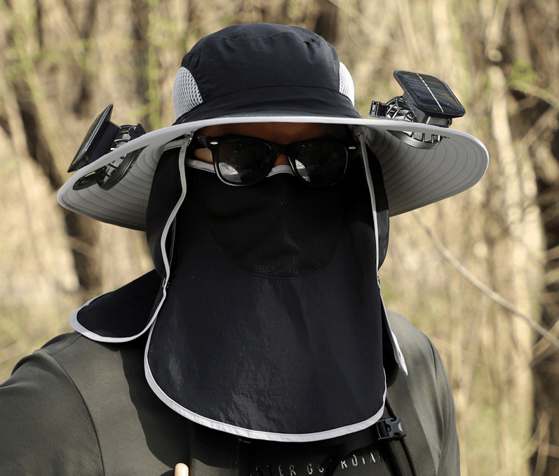 2025 New Ultralight Solar Fan Sun Hat
