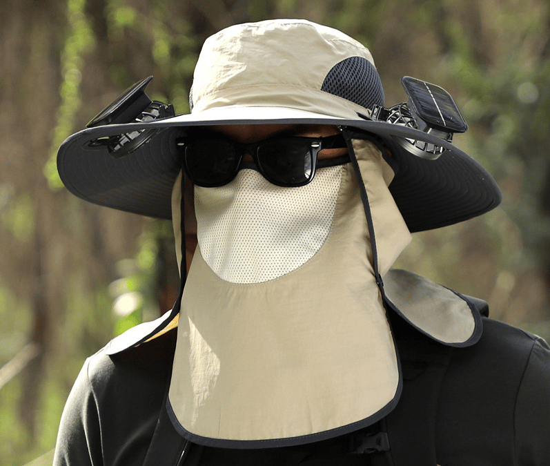 2025 New Ultralight Solar Fan Sun Hat