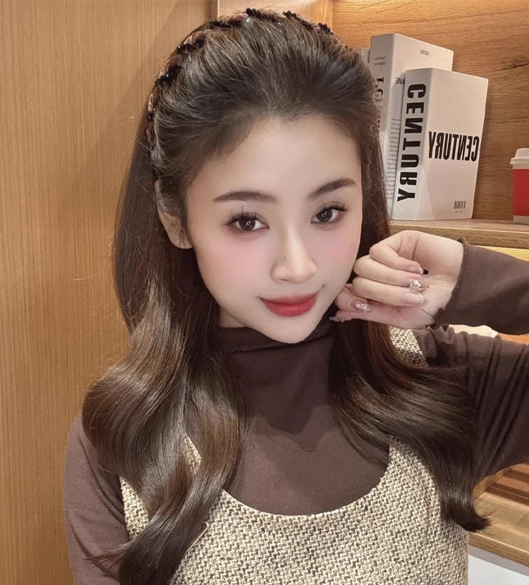 🔥Hot Sale🔥Vintage High Cranium Artificial Pearl Hairband（50% OFF）