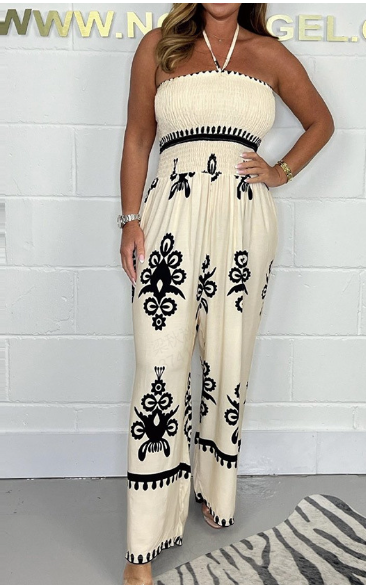 2025 Tube Top Jumpsuit with Suspenders🥰🥰 HOT SALE – 49% OFF