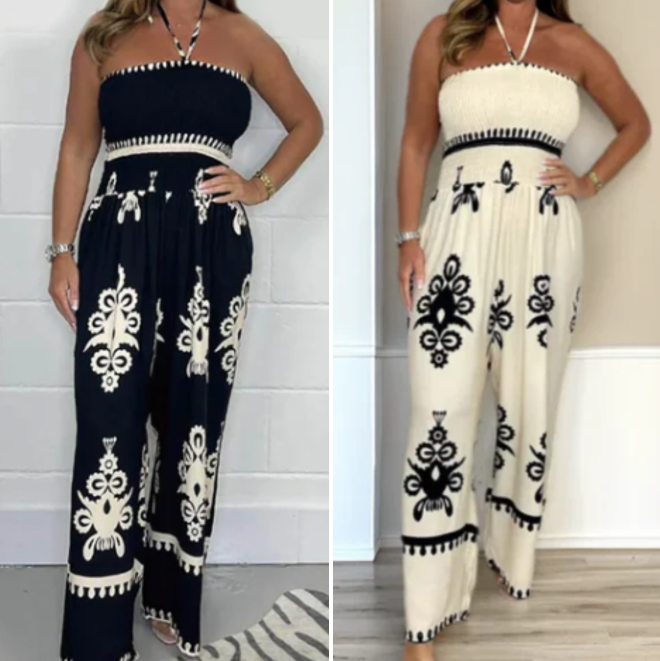 2025 Tube Top Jumpsuit with Suspenders🥰🥰 HOT SALE – 49% OFF