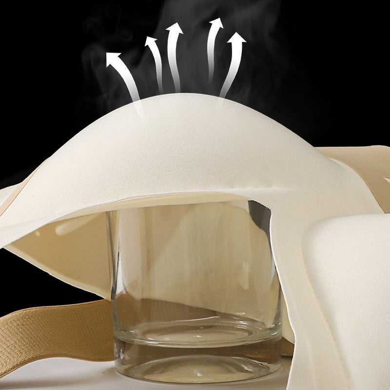 🎉2025 New Products Hot Sale✨Color-Blocked Non-Marking Gathered Push-Up Bra