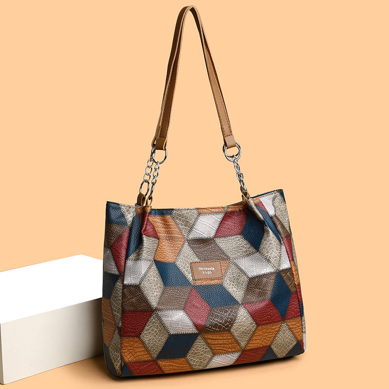 Women's Patchwork Tote Bag