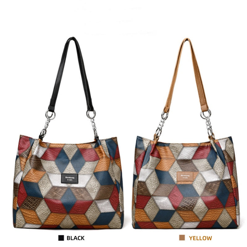 Women's Patchwork Tote Bag