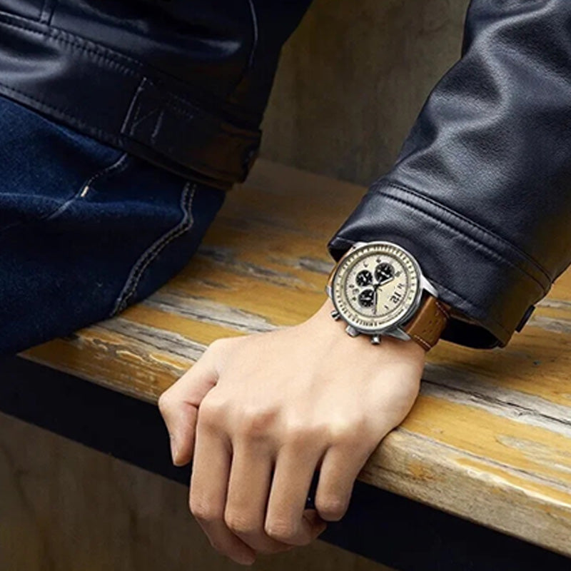 Men's Waterproof Multifunctional Quartz Watch