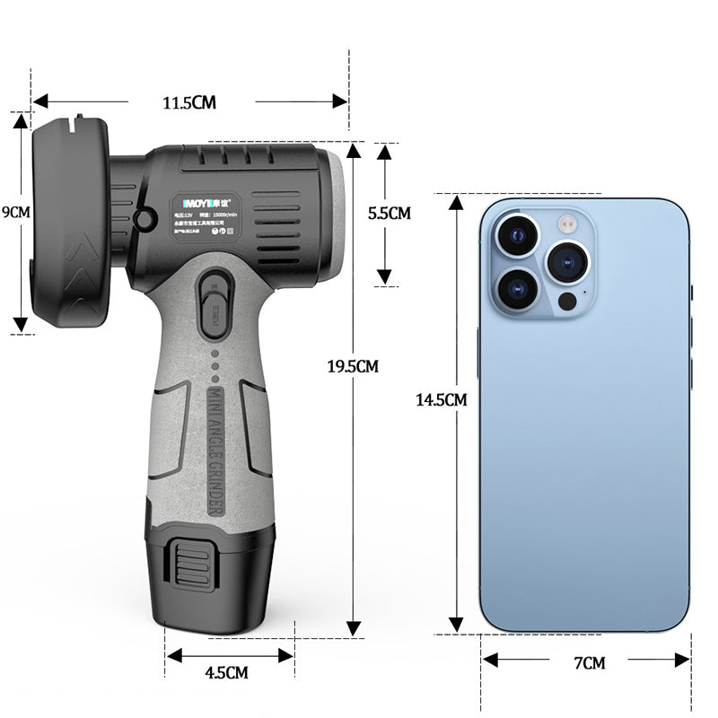 ⏳Time-limited Special🧰12V Mini Angle Grinder with Cutting Disc