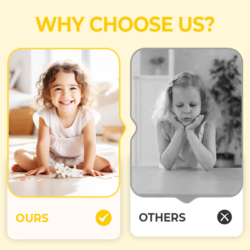 Kid's Magnet Puzzle Box with Game & Drawing Board